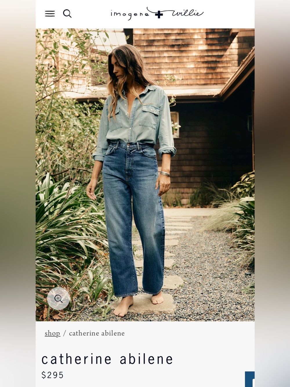 imogene + willie catherine abilene jeans - size 24 - Picture 11 of 12
